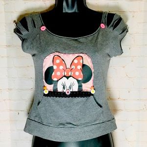 🧁 Peek a Boo Minnie Mouse Top 🌸